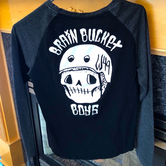 West 49 Boys XL/16 Brain Bucket Boys Tee, GUC - Picture 2 of 6